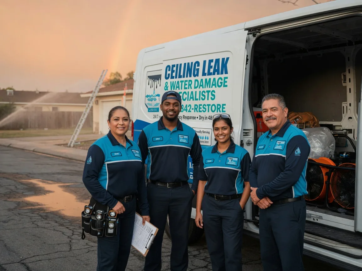 Ceiling Leak Cleanup company in Woodman, WI