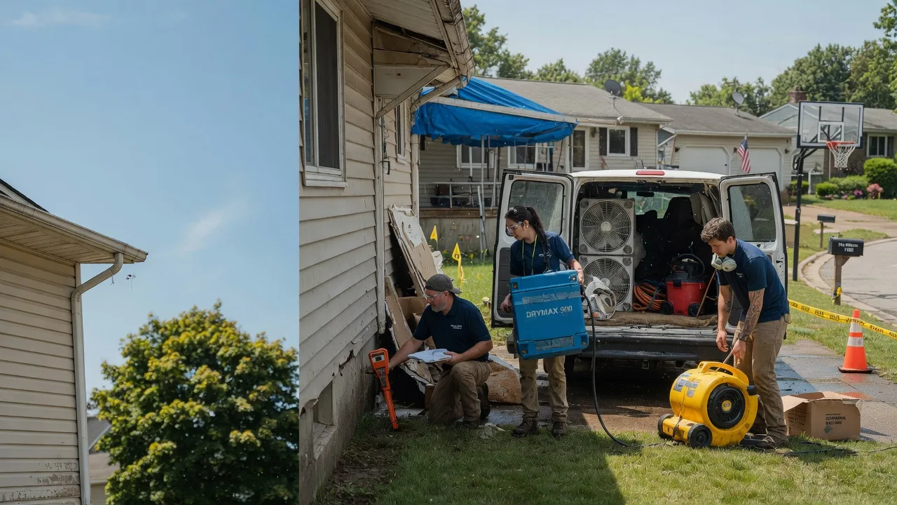 Ceiling Leak Cleanup in Woodman, WI near me